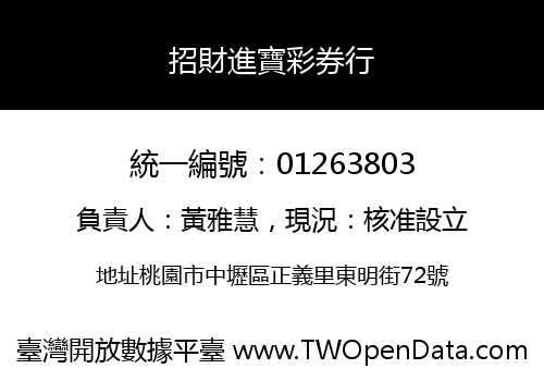 招財進寶彩券行