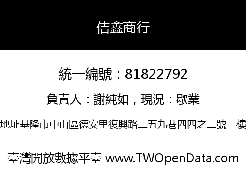 佶鑫商行
