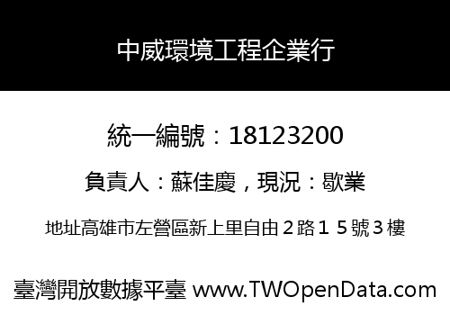 中威環境工程企業行