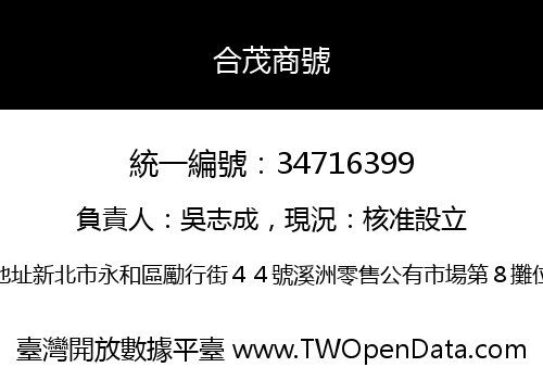合茂商號