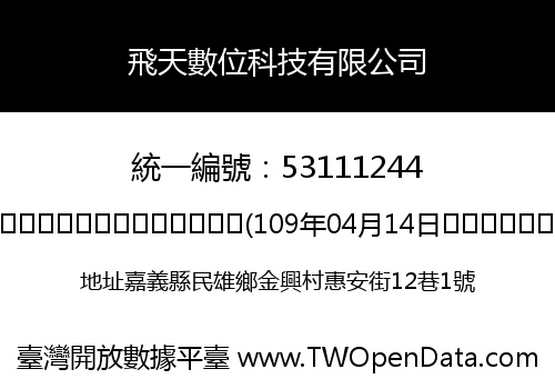 飛天數位科技有限公司