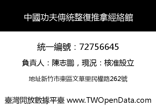 中國功夫傳統整復推拿經絡館