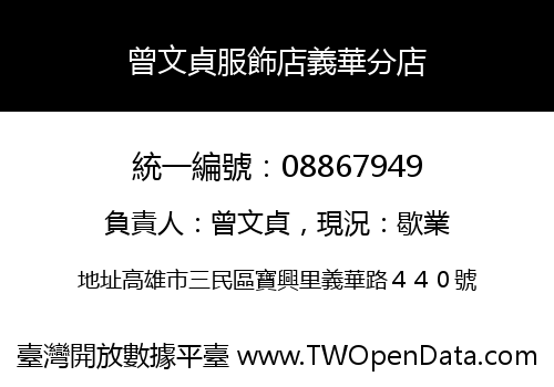 曾文貞服飾店義華分店
