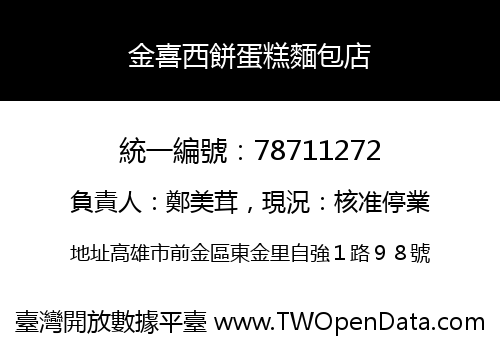 金喜西餅蛋糕麵包店