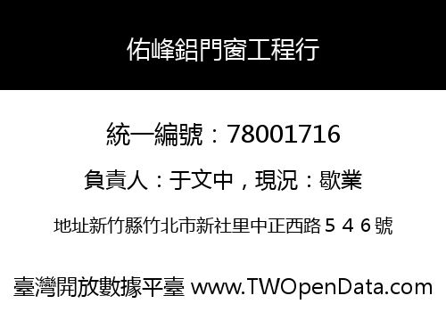 佑峰鋁門窗工程行