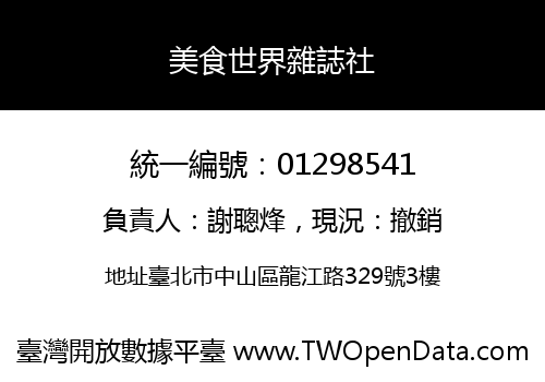 美食世界雜誌社