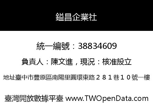 鎰昌企業社
