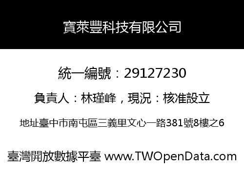 寶萊豐科技有限公司