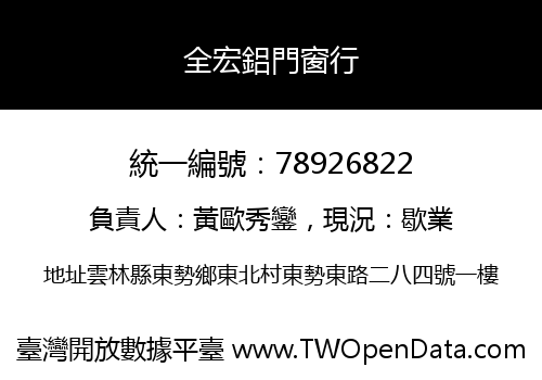 全宏鋁門窗行