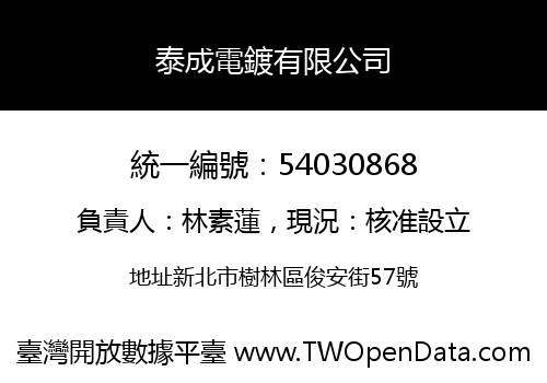 泰成電鍍有限公司