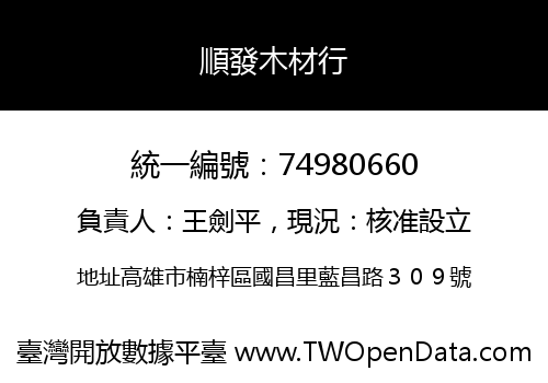 順發木材行