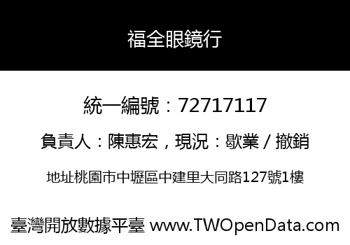 福全眼鏡行