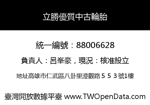 立勝優質中古輪胎