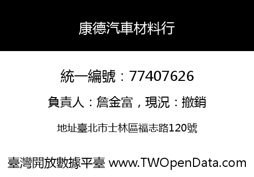 康德汽車材料行