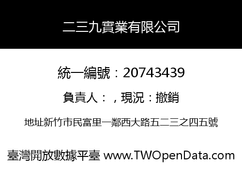二三九實業有限公司