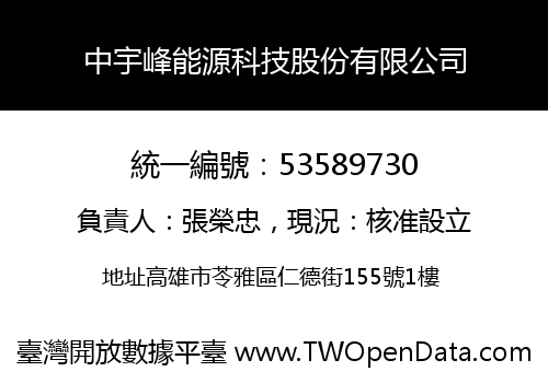 中宇峰能源科技股份有限公司