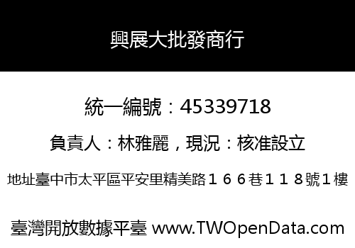 興展大批發商行