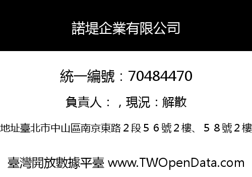 諾堤企業有限公司