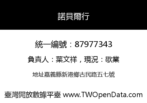 諾貝爾行