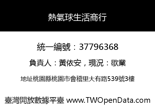 熱氣球生活商行