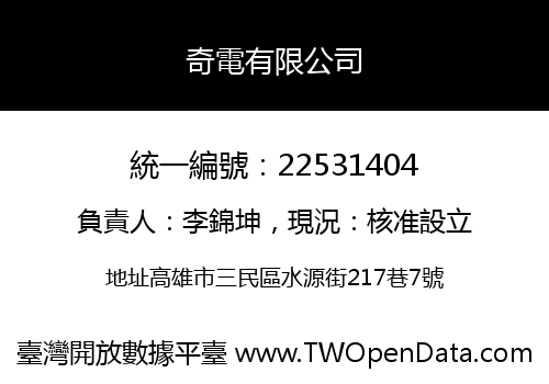 奇電有限公司