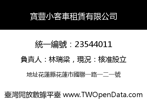 寶豐小客車租賃有限公司