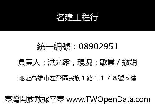 名建工程行