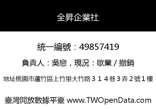 全昇企業社