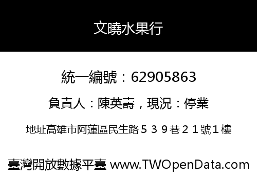 文曉水果行
