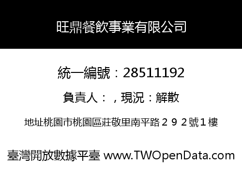 旺鼎餐飲事業有限公司