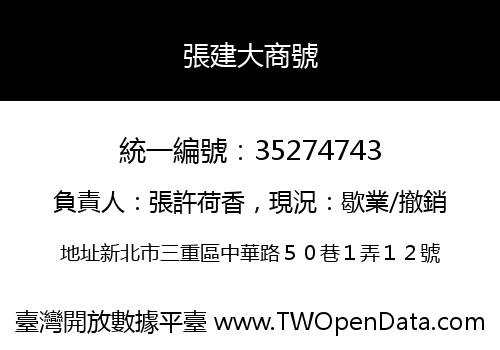 張建大商號