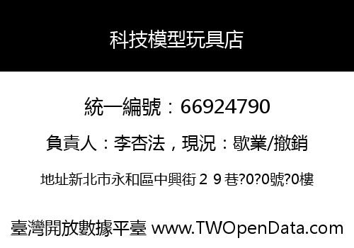 科技模型玩具店