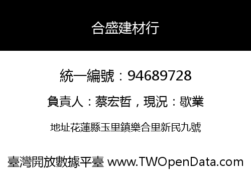 合盛建材行