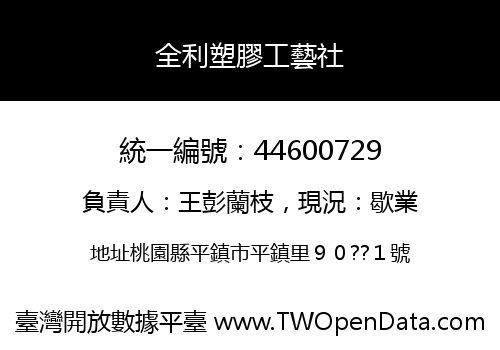 全利塑膠工藝社