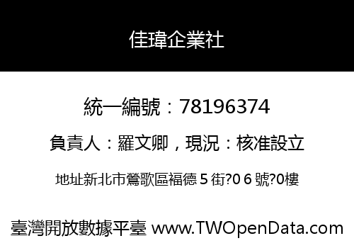 佳瑋企業社