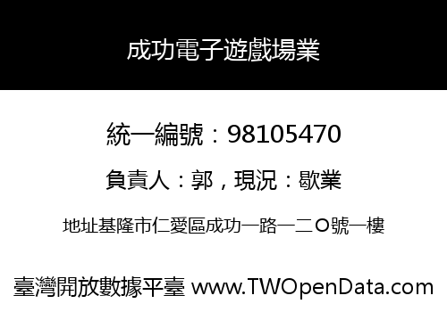 成功電子遊戲場業