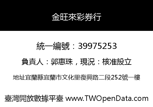 金旺來彩券行