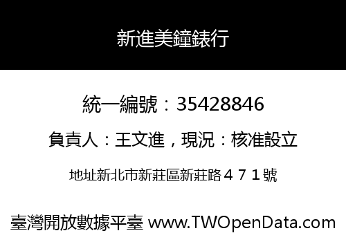 新進美鐘錶行