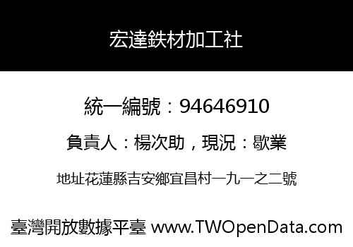 宏達鉄材加工社