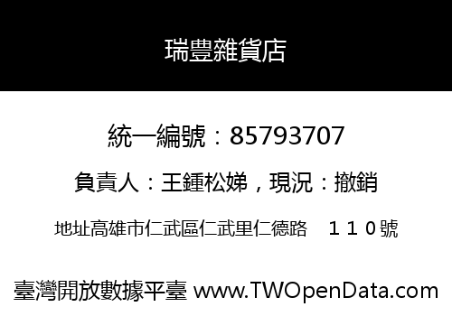 瑞豊雜貨店