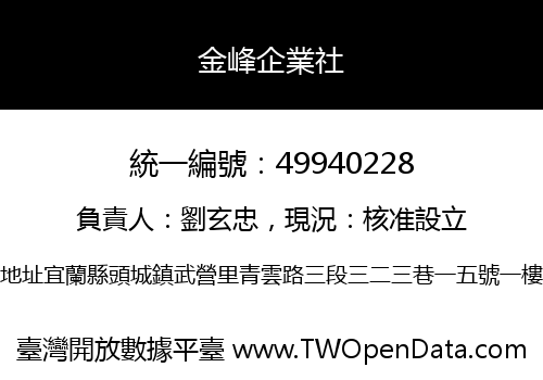 金峰企業社