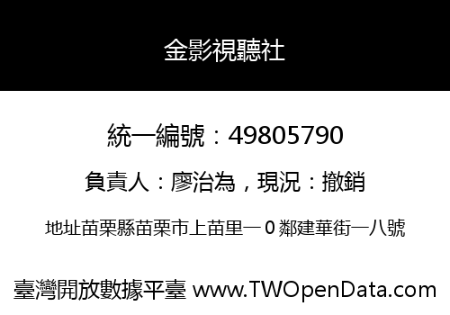 金影視聽社