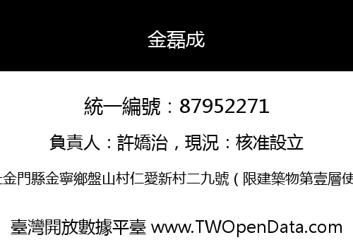 金磊成