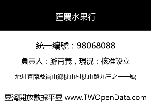 匯農水果行