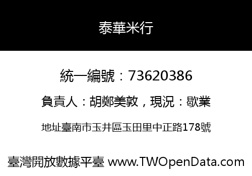 泰華米行