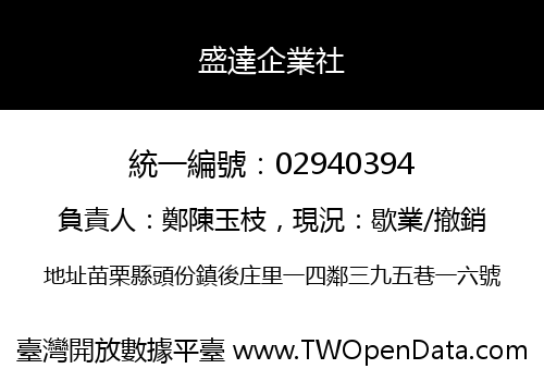 盛達企業社