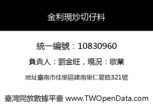 金利現炒切仔料