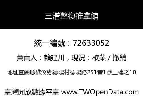 三潽整復推拿館