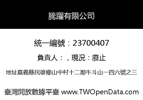 騰躍有限公司