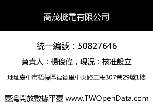 喬茂機電有限公司